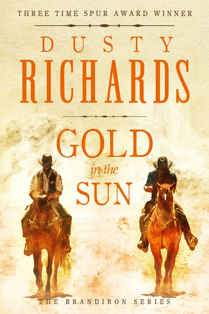 Cover: Gold in the Sun by Dusty Richards